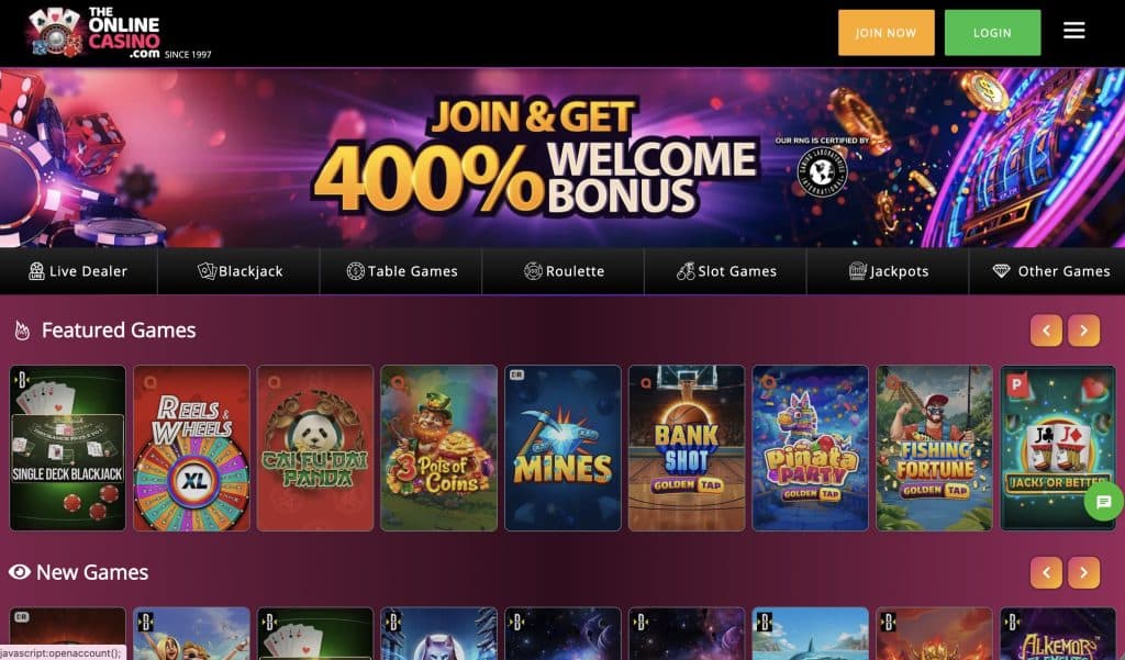casino game online slots